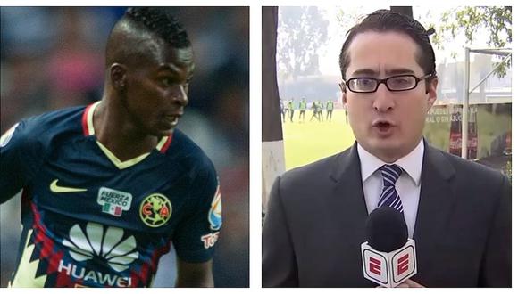 ​Jugador del América de México fue sancionado por broma pesada contra periodista (VIDEO)