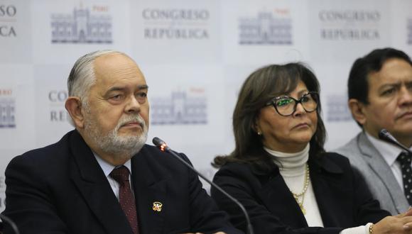 Jorge Montoya fue reelegido vocero de la bancada de Renovación Popular, mientras que Milagros Jáuregui es la vocera alterna. (Foto: jorge.cerdan/@photo.gec)