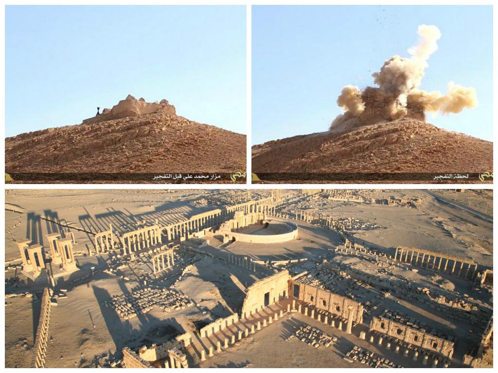 Estado Islámico ha comenzado a destruir con explosivos santuarios de Palmira en Siria