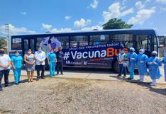 Bus recorrerá Tarapoto para vacunar a 600 personas por día (FOTOS)