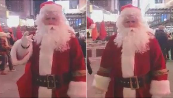 ¡Atención! Papá Noel anuncia que no habrá regalos porque está “chihuán” (VIDEO)