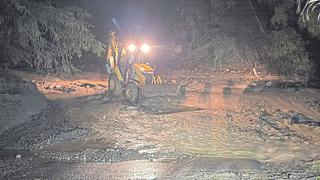 La Libertad: Fuertes lluvias afectan vía Trujillo-Cascas