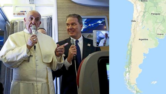 Papa: "Chile es una franja de tierra agarrada a la cordillera para no caer al mar"