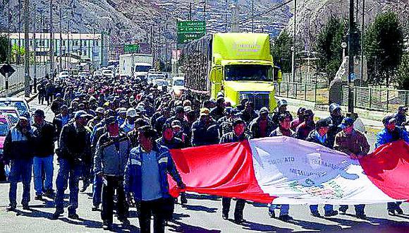 Población de La Oroya protesta por desapariciones