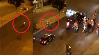 Hombre saca la basura en pleno toque de queda y Policía se lo lleva (VIDEO)