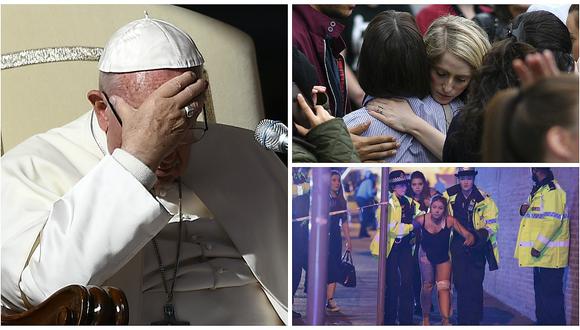 Papa Francisco expresa su tristeza por el "bárbaro ataque" de Manchester