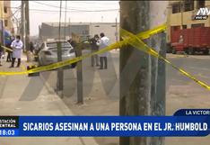 La Victoria: sicarios asesinan a hombre en la avenida Humboldt