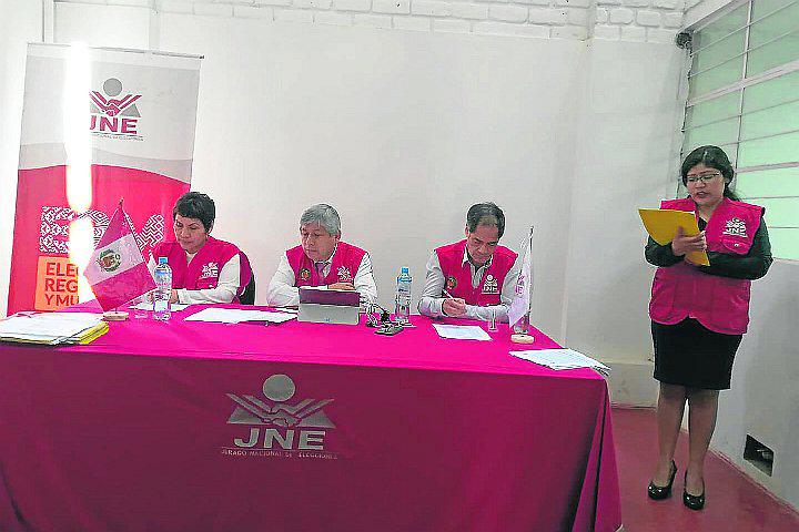 Proclaman resultados en doce distritos a excepción de La Tinguiña y la provincia de Ica