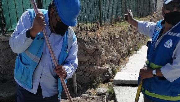 Encontraron conexiones clandestinas de agua en Cayma