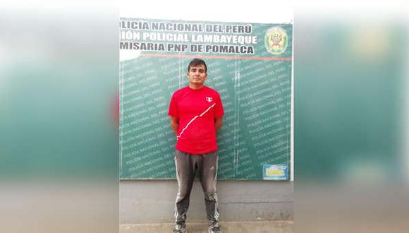 La detención del depravado se produjo el miércoles 10 de julio del 2019 en Pomalca. (Foto: Difusión)
