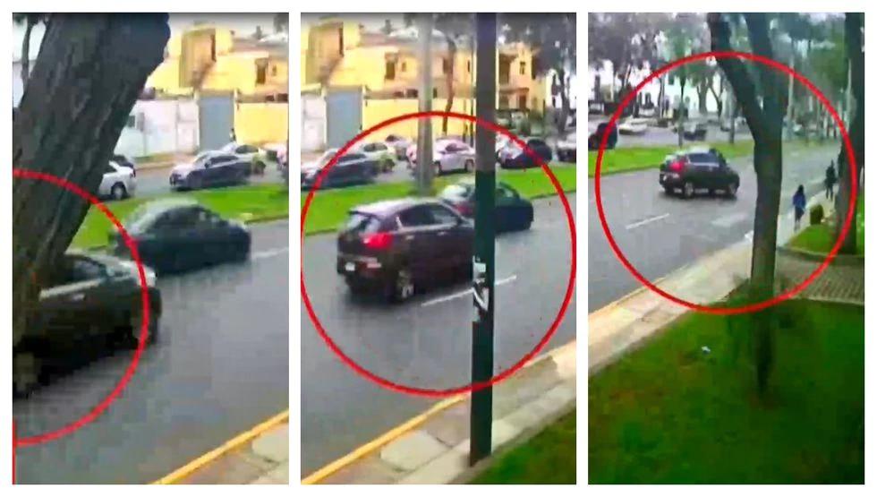 Pericias de la Policía Nacional determinaron que Melisa González Gagliuffi  excedió la velocidad permitida en dicha arteria. (Capturas)