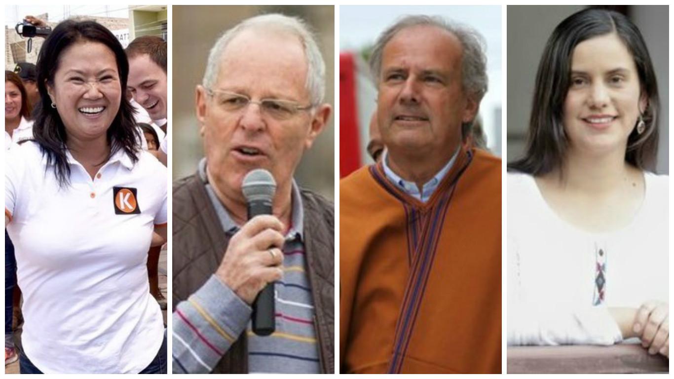Ipsos: Keiko Fujimori se mantiene, PPK en segundo lugar mientras Alfredo Barnechea y Verónika Mendoza empatan 