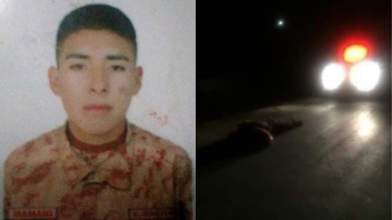 El soldado estaba cuidando la vida de las personas y cumpliendo su labor.