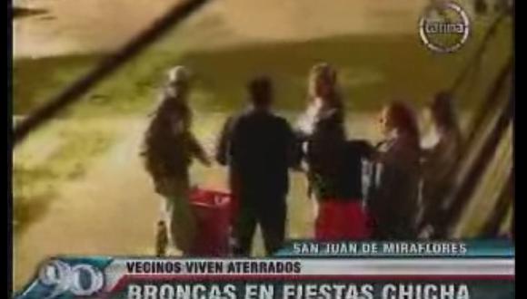 Fiestas chicha en plena calle afectan a vecinos de San Juan de Miraflores (VIDEO)