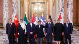 Pedro Castillo recibió cartas credenciales de embajadores de cinco países en Palacio de Gobierno