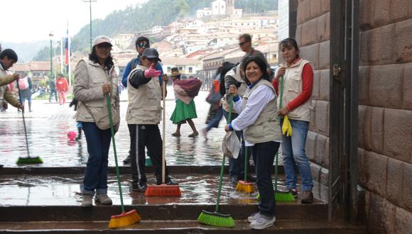 Limpiarán las calles del Centro Histórico de Cusco