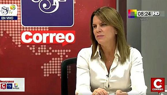Cayetana Aljovín respaldará a PPK si indulta a Fujimori