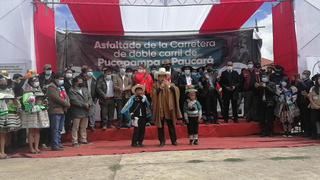 Castillo promete un nuevo aeropuerto durante su visita a Huancavelica