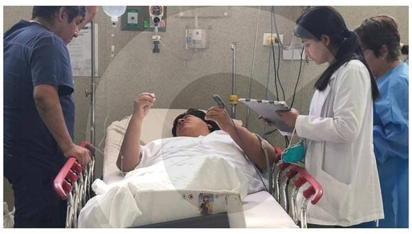 ​Revelan imágenes de Edwin Oviedo internado en el Hospital Dos de Mayo