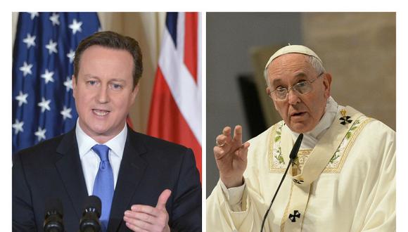 David Cameron responde al papa Francisco: "Existe el derecho a causar ofensa a la religión de alguien"