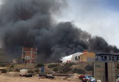 Atacan e incendian campamento minero en Chumbivilcas - Cusco (FOTOS)