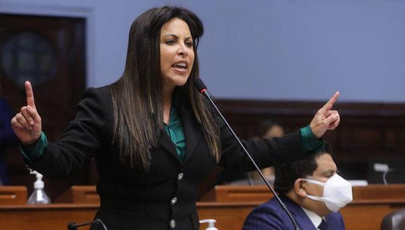 Patricia Chirinos se pronunció contra la denuncia constitucional en su contra. (Foto: Congreso)
