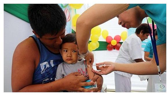 La Libertad: Más de 80 mil niños fueron vacunados contra la neumonía