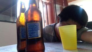 Más de mil escolares en Junín tienen problemas de  alcoholismo