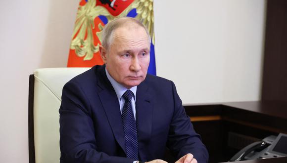 El presidente ruso, Vladimir Putin. (Foto de Mikhail KLIMENTYEV / SPUTNIK / AFP)