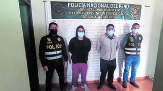 Policías desarticulan banda “Los Chukys” e incautan tres vehículos  presuntamente robados