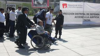 Reunión por discapacitados en la zona andina
