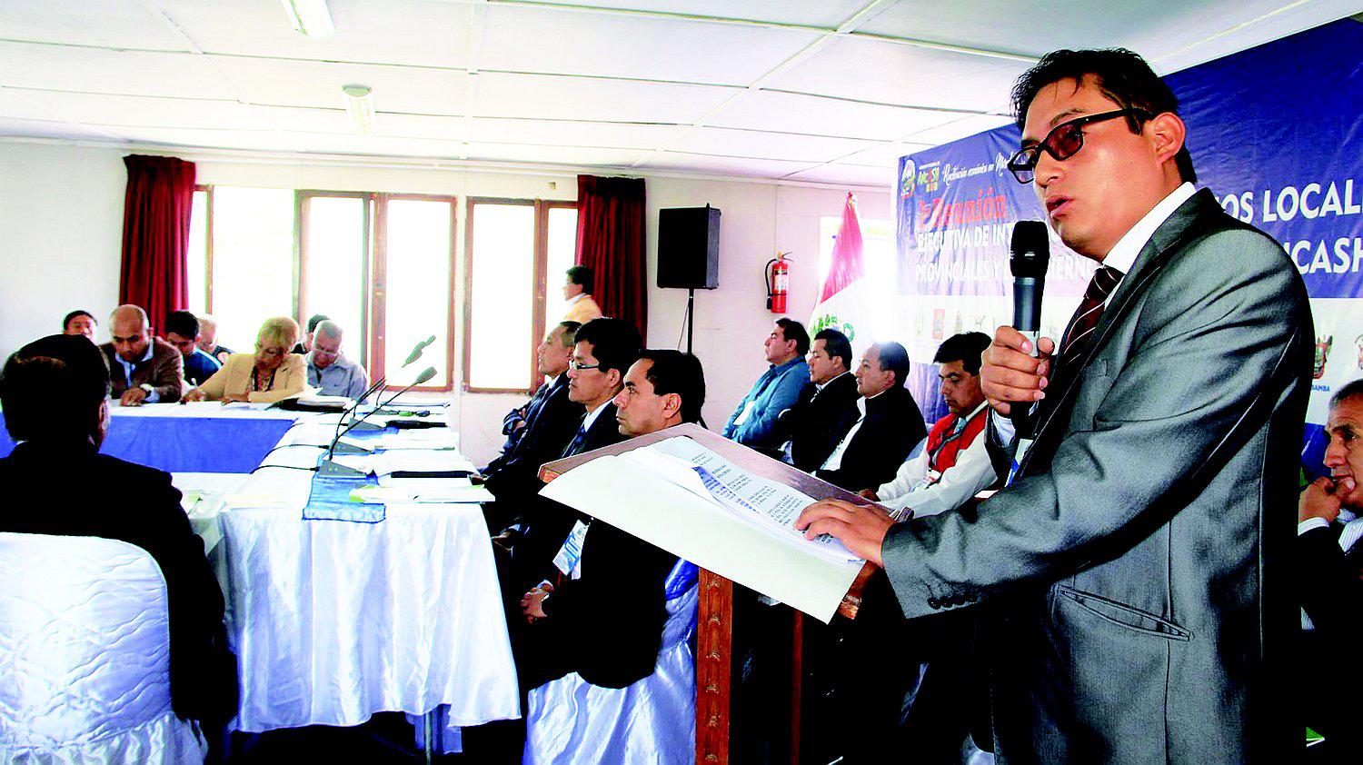 Áncash: Realizarán nueva reunión para tratar problemas de la región