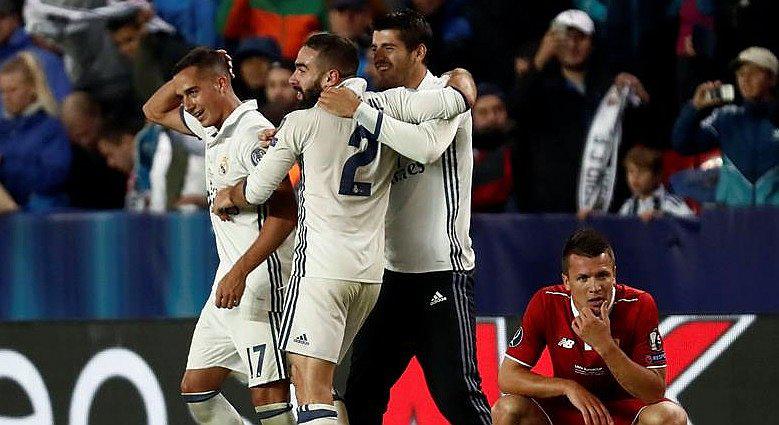 ​Real Madrid vence al Sevilla y se lleva la Supercopa de Europa