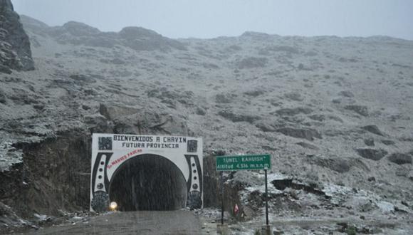 ​Huaraz: Un muerto y un herido deja asalto en túnel de Cahuish