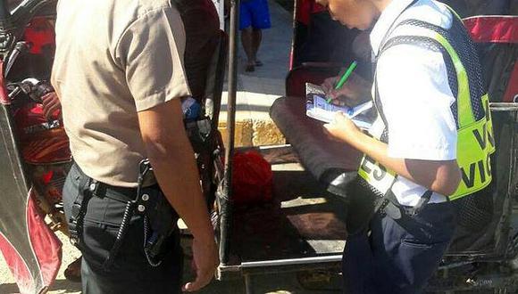 Tumbes: Policías escolares de Cancas salen a las calles a imponer papeletas