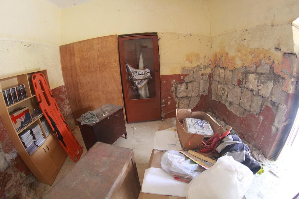 ​Colapsa salón en Centro Histórico de Arequipa (FOTOS)