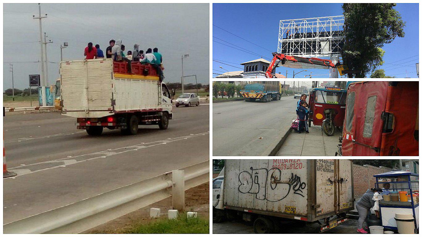 Conductor no respeta la ley y comete esta  infracción frente a la Policía 