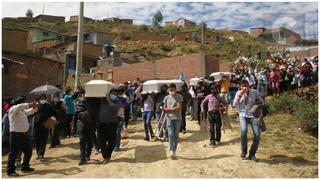 Huancayo: Multitudinaria despedida a familia que fue asesinada en el Vraem  (VIDEO Y FOTOS)