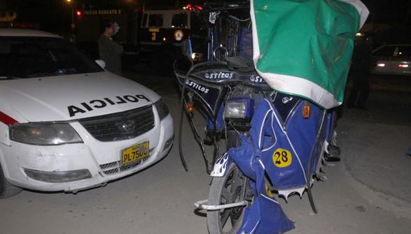 Mototaxista salva de morir por descuido