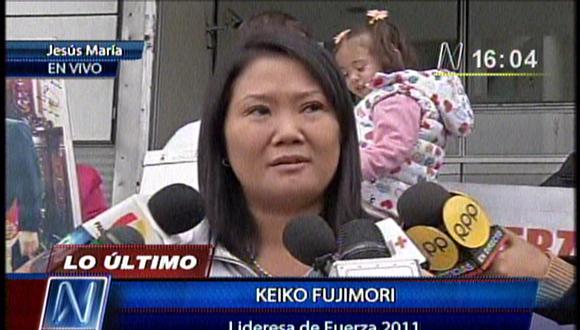 Keiko no pedirá indulto para su padre por actitud inhumana del Gobierno