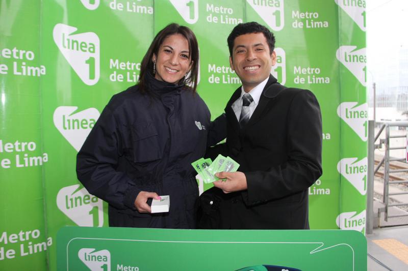 Premian a pasajero 50 millones del Metro de Lima