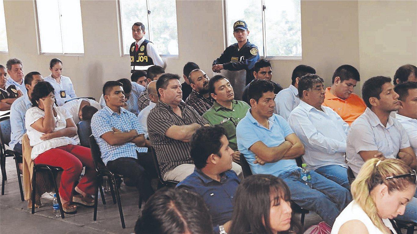 Jueza dispone prisión preventiva solo para 8 de 26 "Malditos de la Reconstrucción"