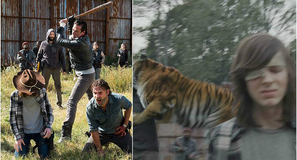 The Walking Dead Así fue grabada la espectacular escena del tigre Shiva (VIDEO) CULTURA CORREO