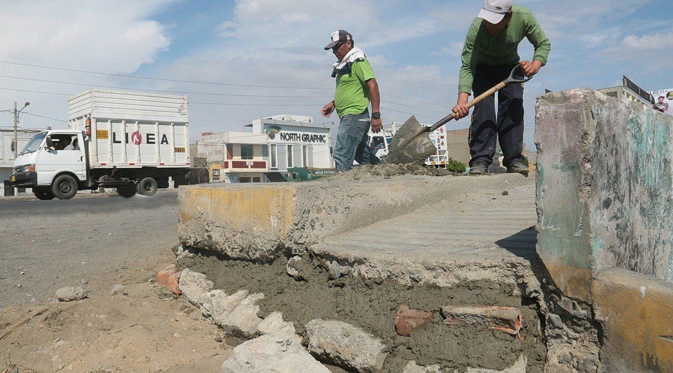 Nuevo Chimbote: Comuna realiza tapiado de zona afectada por roedores 