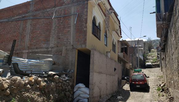 Fachada de la vivienda ubicada en la asociación provivienda La Quebrada. Foto: Omar Cruz