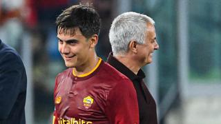 José Mourinho llenó de elogios a Paulo Dybala tras su doblete en Roma