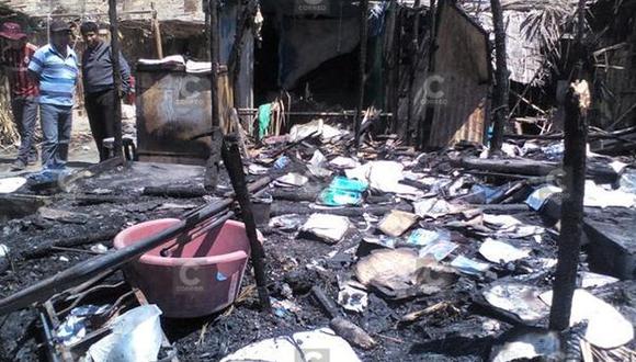 Familias que perdieron viviendas en voraz incendio reciben apoyo de la población