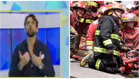 Antonio Pavón hace comparación entre bomberos peruanos y españoles (VIDEO)