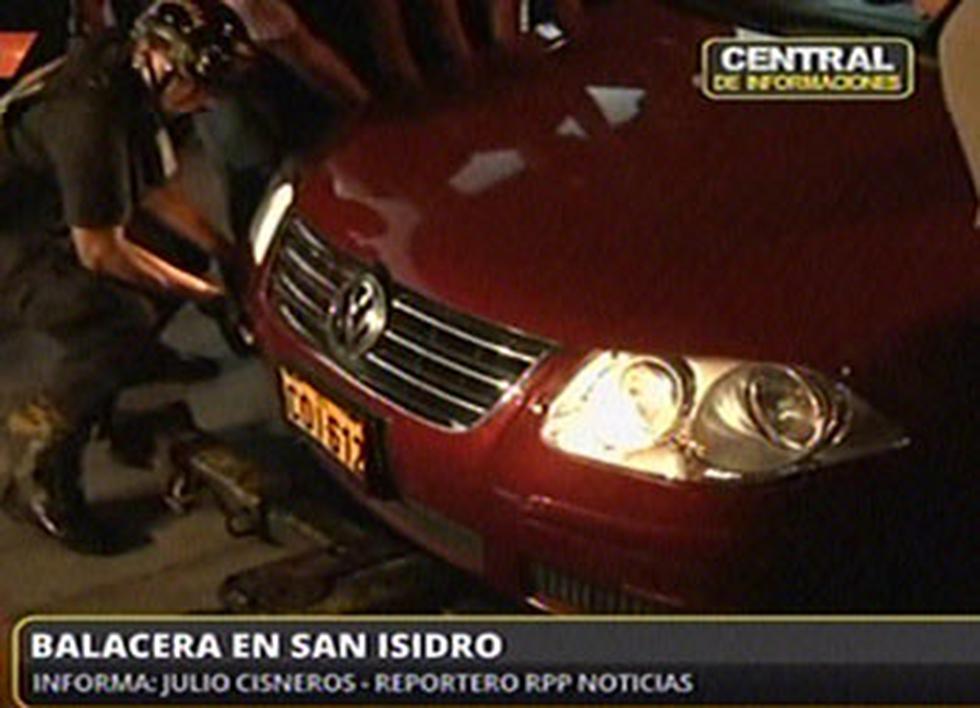 Delincuentes desatan balacera en San Isidro