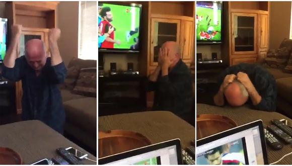 La conmovedora reacción de un hincha tras la clasificación de Egipto al Mundial (VIDEO)